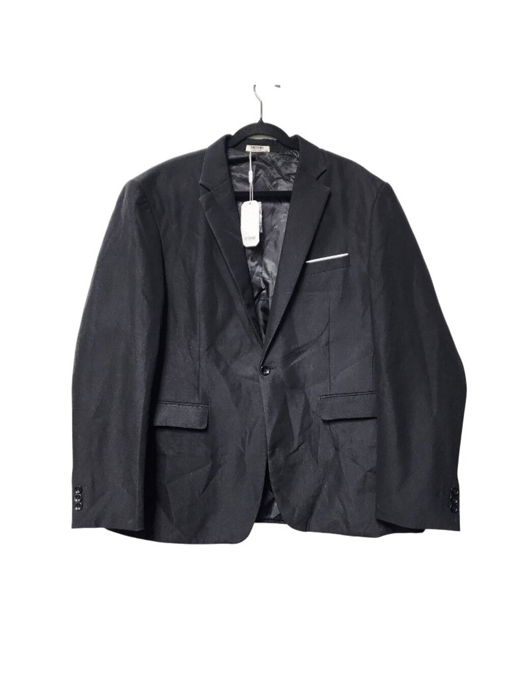 Mens Black Suit Set XXL Jacket & Pants Classic Two-Piece Formal Wear Tailored